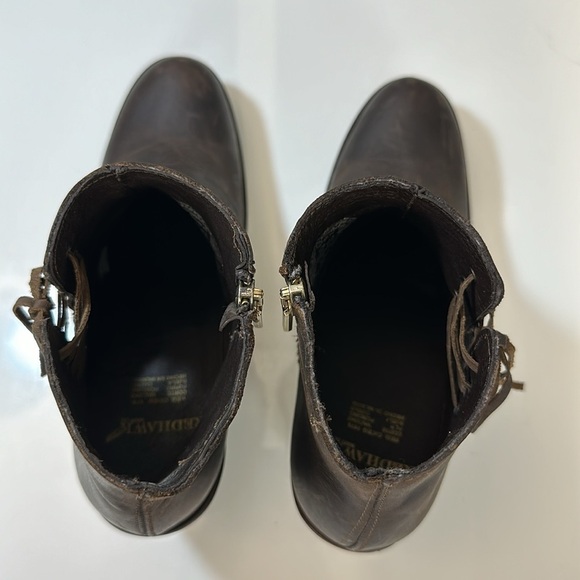 Redhawk Boot Co.Amy Leather Side Lace Ankle Boots 9 Cottagecore Prairie Western - Picture 8 of 16